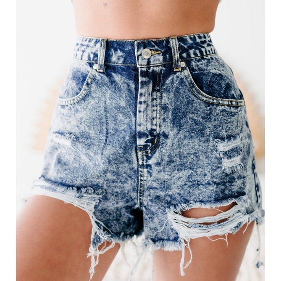 Nana Macs high rise distressed denim size M - Picture 1 of 5